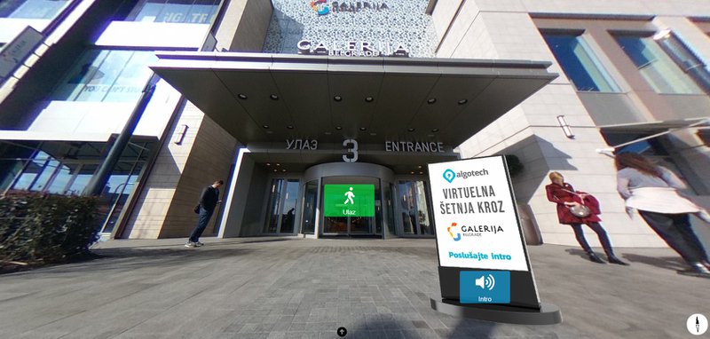 virtuelna šetnja kroz Galerija tc